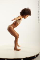 Underwear Gymnastic poses Woman Black Sitting poses - ALL Slim medium black Academic